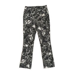 WHITE HOUSE BLACK MARKET Flare Crop Cotton Pant OOL